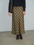 Point Varsity Plaid A-Line Slip Skirt